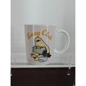 Pusheen the Cat Lazy Club Pink Ceramic Coffee Mug Sloth Stormy Zak! 2021